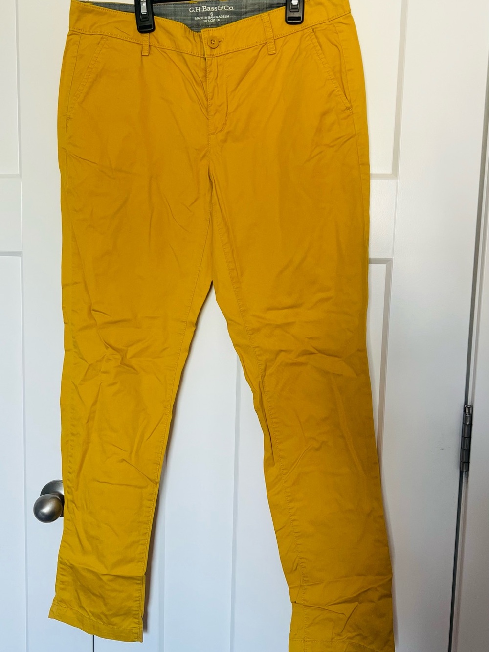 G.H. Bass & Co. Men’s Mustard Yellow Chino Pants